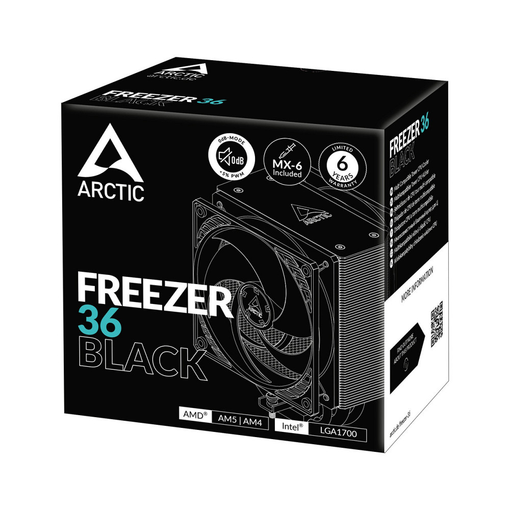 Кулер процесорний Arctic Freezer 36 Black SI (AOCPU00012A) ( 23924 ) Харків - фото 2