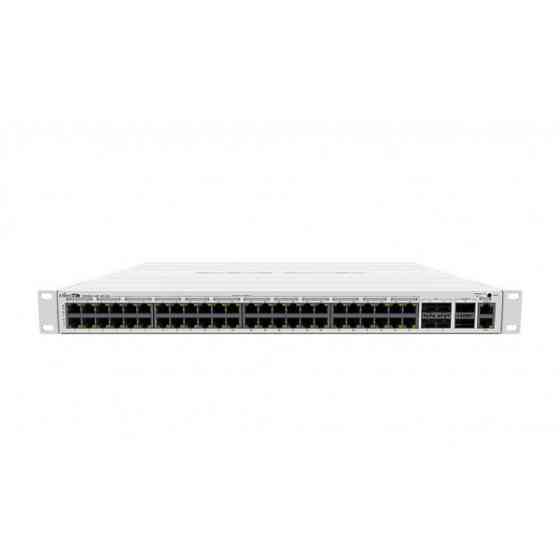 Комутатор Mikrotik CRS354-48P-4S+2Q+RM, 48xGE PoE+,4xSFP+, 2xQSFP+, 750W max, L3 (CRS354-48P-4S+2Q+RM) Киев