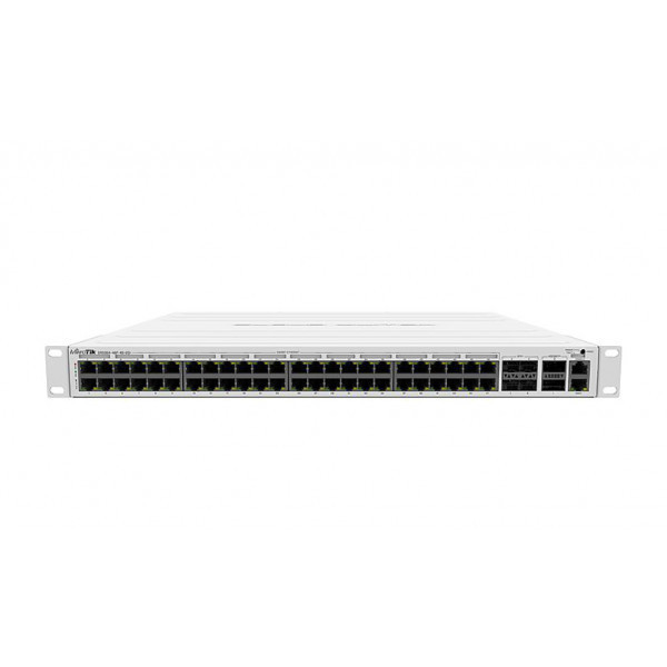 Комутатор Mikrotik CRS354-48P-4S+2Q+RM, 48xGE PoE+,4xSFP+, 2xQSFP+, 750W max, L3 (CRS354-48P-4S+2Q+RM) Київ - фото 1