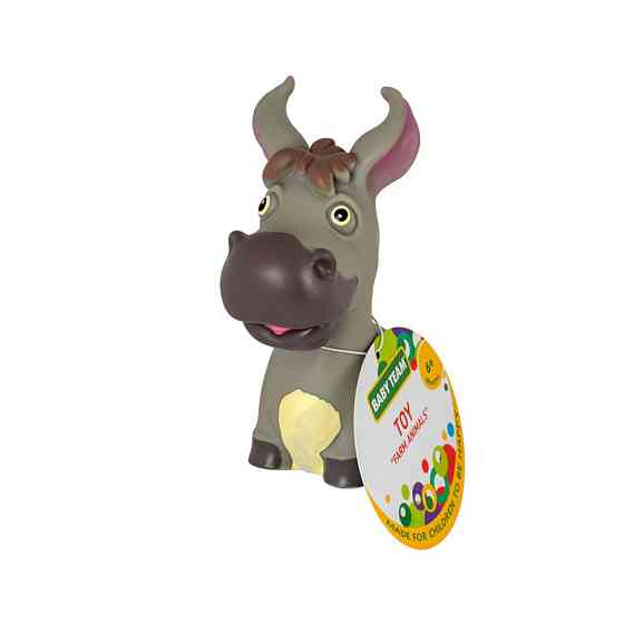 Дитяча іграшка для купання "Бризкаючі тварини ферми віслюк" 8753_віслюк сірий Вінниця