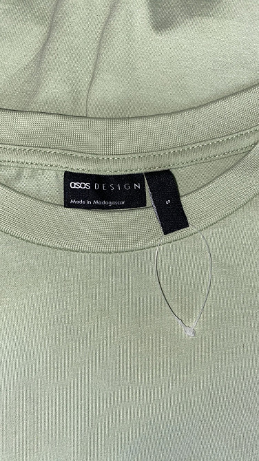Лонгслив ASOS зеленый оверсайз, базовая хлопковая футболка с длинным рукавом Oversized S Киев - изображение 5