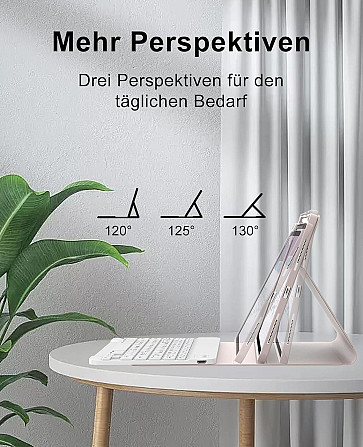 Чехол-книжка с клавиатурой для iPad Air 11-inch(M2) 2024/ iPad Air 5 2022/Air 4 2020 10.9/iPad 4-го покол. 10.9 / iPad Pro 11 2018 Днепр - изображение 8