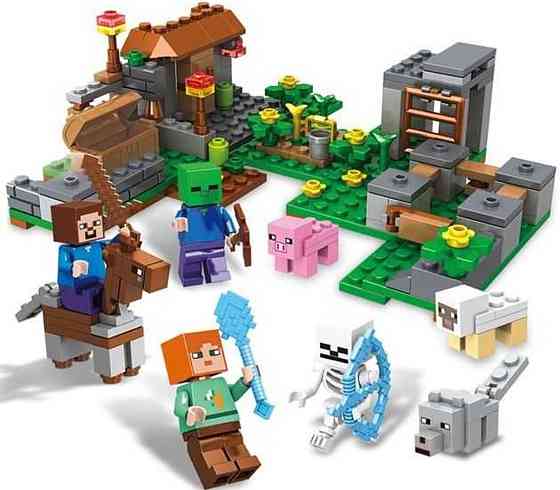 Конструткор Майнкрафт minecraft сумісний Лего Lego шахта село база. Київ