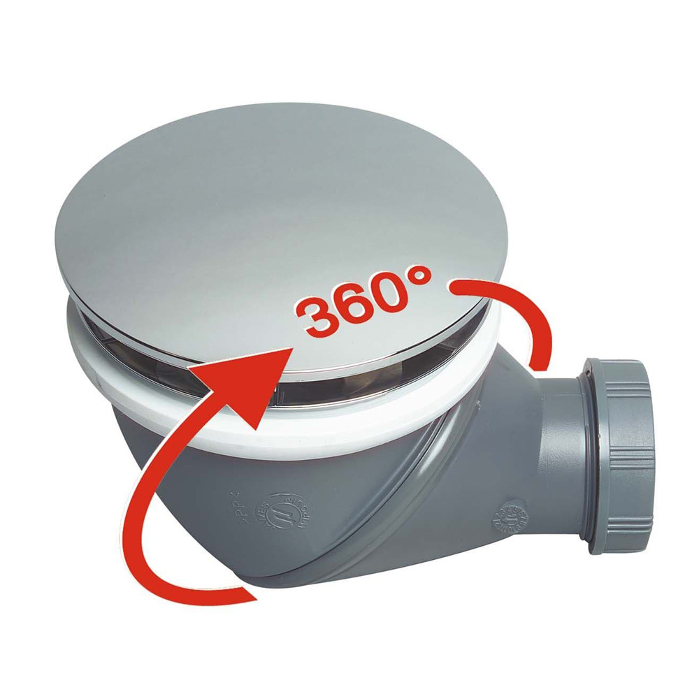 Wirquin Сифон для душевого поддона James Ø90мм с адаптером Ø40/50мм WIRQUIN (9544400) Киев - изображение 2