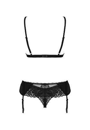 Кружевой комплект Obsessive Maderris 3-pcs set M/L Sex Aura Киев
