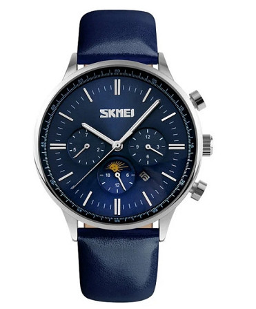 Чоловічий годинник Skmei 9117 Gold Brown класичні Вінниця - фото 3