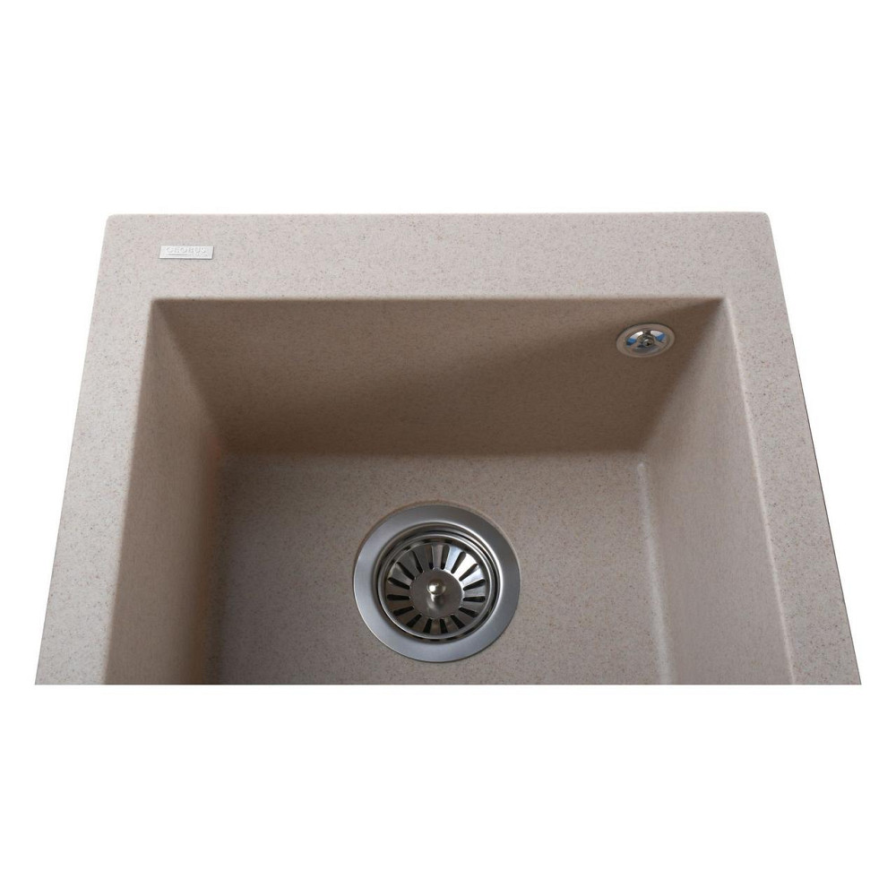 Гранітна мийка Globus Lux LAMA піщаний 410х500мм-А0004 (000002998) Київ - фото 4
