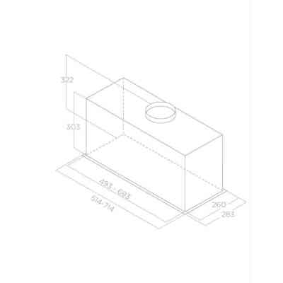 Вытяжка кухонная Elica ENTER IX/A/72 Винница