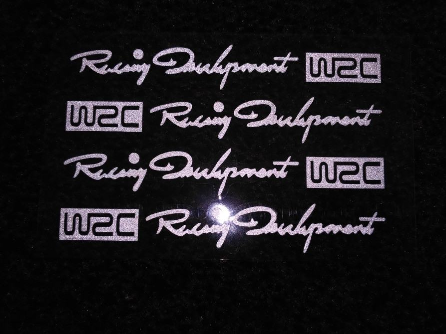 Наклейки на ручки Wrc Біла номер 3, диски, двір Київ - фото 4