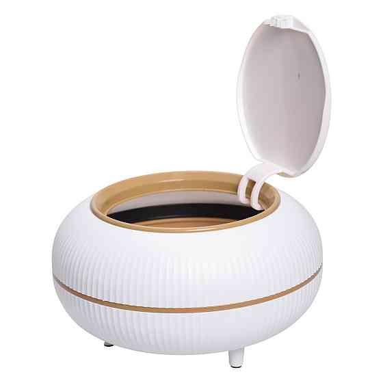 Відро для сміття настільне 23×23×13 (см) з кришкою HP-45-4 Коломия