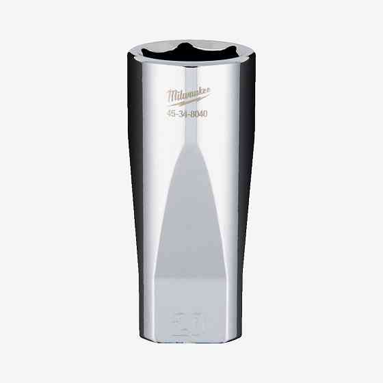 Головка хромована метрична подовжена 3/8'' MILWAUKEE, 20мм Одеса