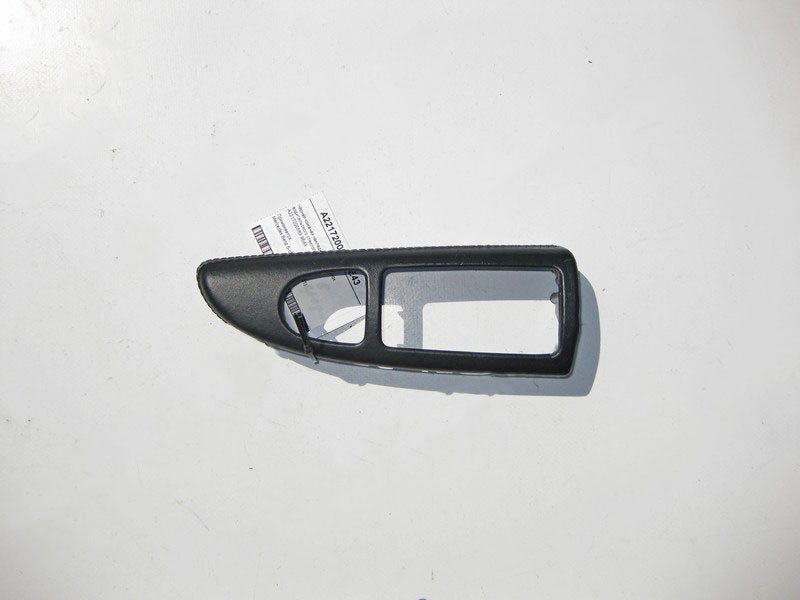 Mercedes-Benz  A2217200589 9E43 Чорна шкіряна накладка блоку кнопок склопідйомника водія S-Class W221 Одесса - изображение 1