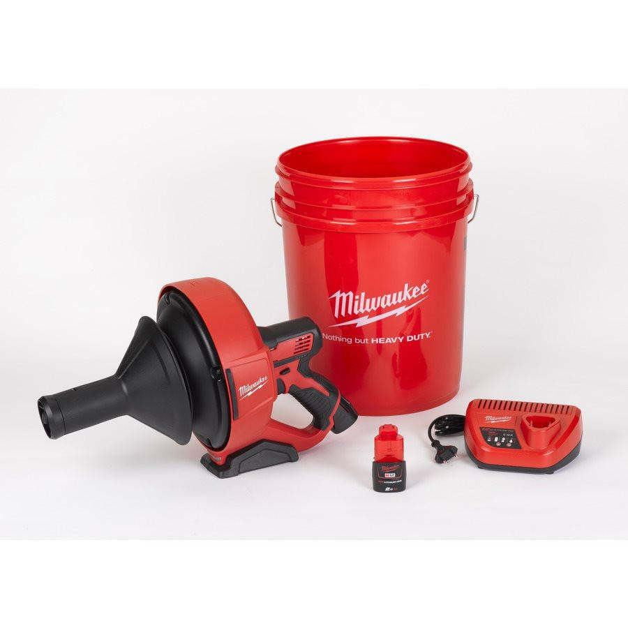 Аккумуляторная прочистная машина MILWAUKEE M12 BDC8-202C (тросс, внутренний барабан,2 аккумул. Х 2Ач, емкость для хранения) Одесса - изображение 8