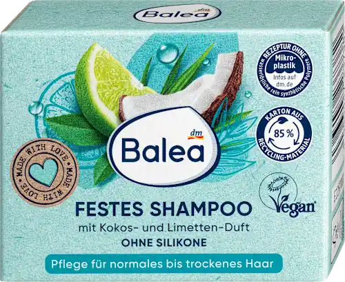 Balea Festes Shampoo Kokos-Limette 60 g Балеа Твердий шампунь кокос-лайм Львів
