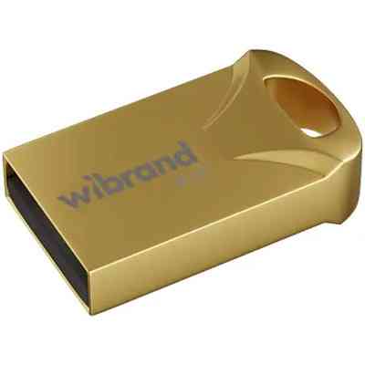 USB флеш накопичувач Wibrand 8GB Hawk Gold USB 2.0 (WI2.0/HA8M1G) Вінниця