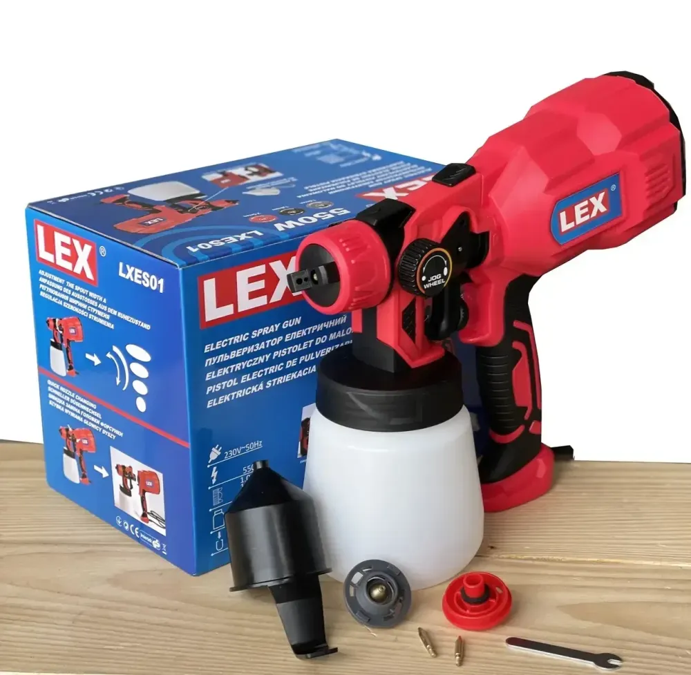 Фарбопульт LEX LXES01 – електричний, легкий, зручний, потужність 550 Вт Львів - фото 8