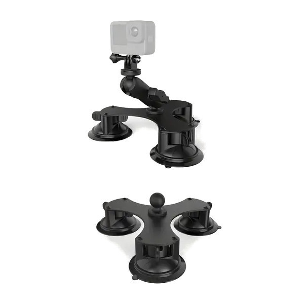 Присоска потрійна для екшн-камери із шарніром AC-Prof GP379 Київ - фото 2