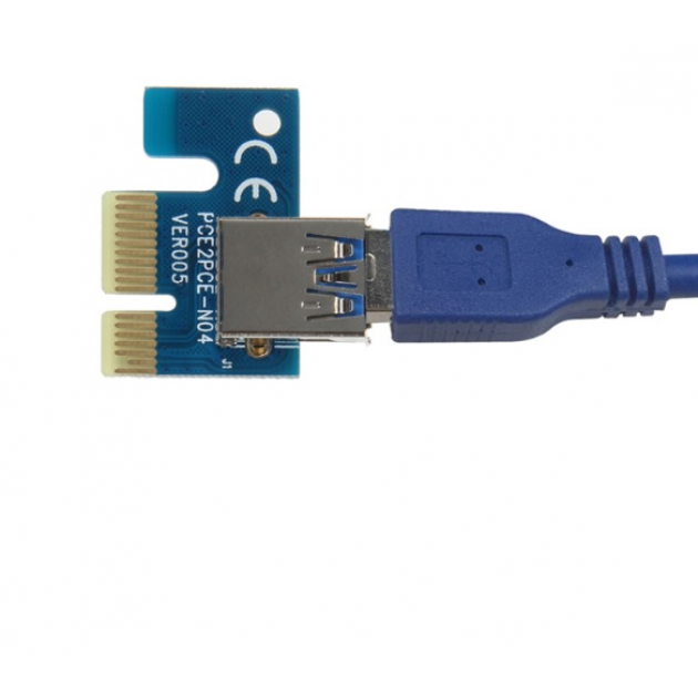 Адаптер - перехідник з PCI-e x1 USB 3.0, OEM Полтава - фото 1