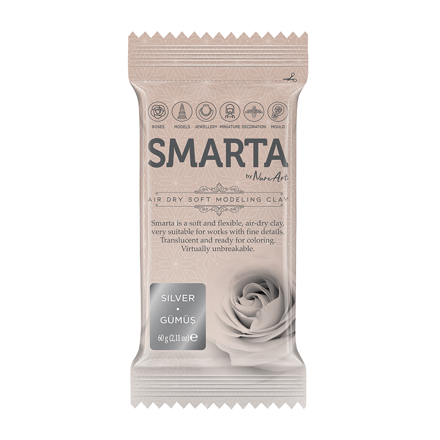 Пластика самозастигаюча Срібна 60 г Smarta Київ - фото 1