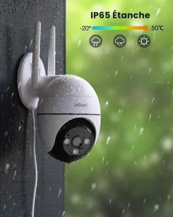 Поворотна вулична Wi-Fi камера ieGeek ZS-GQ2 (Full HD, PTZ, Night Vision) Луцк