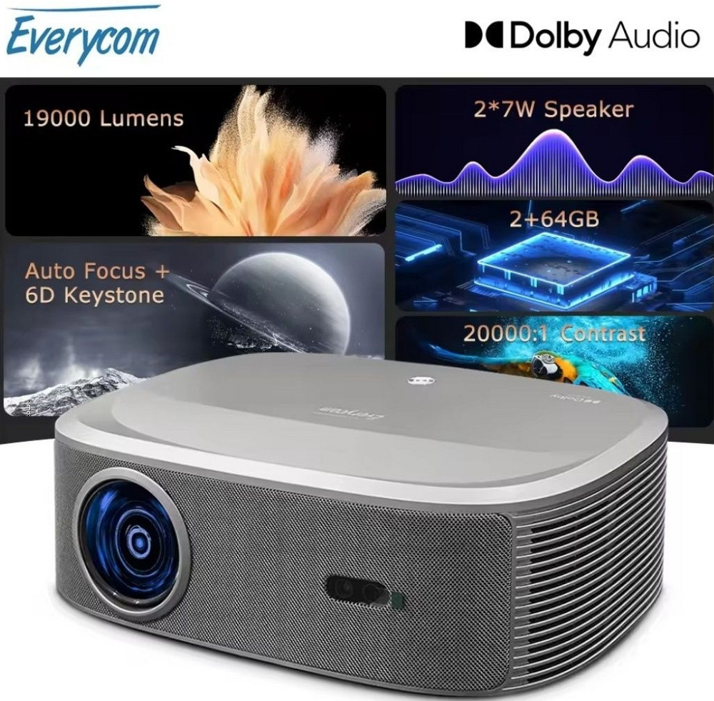 Проєктор Everycom HQ10W DLD GT300 Гарантія! Київ - фото 7