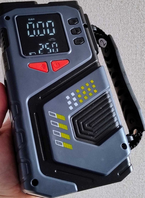 Аккумуляторный бустер / компрессор с фонариком — авто/вело/мото. Харьков - изображение 8