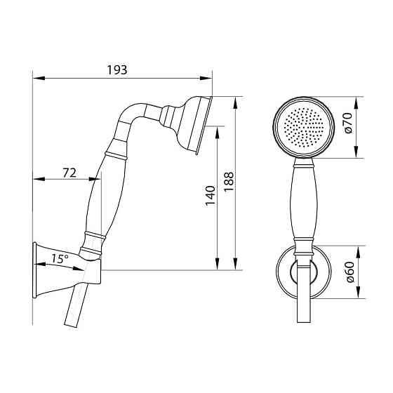 Душовий гарнітур IMPRESE PODZIMA ZRALA чорний ZMK02170810 Київ