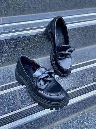 Olli Туфлі жіночі OLLI T-245-Астра чорні (весна-осінь, шкіра натуральна) (4771) лише 39р. Коломия