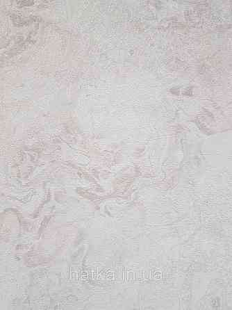 Шпалери вінілові на флізеліні гарячого тиснення DU&KA 1.06х10 вензель основа під штукатурку сірі коричневі Київ