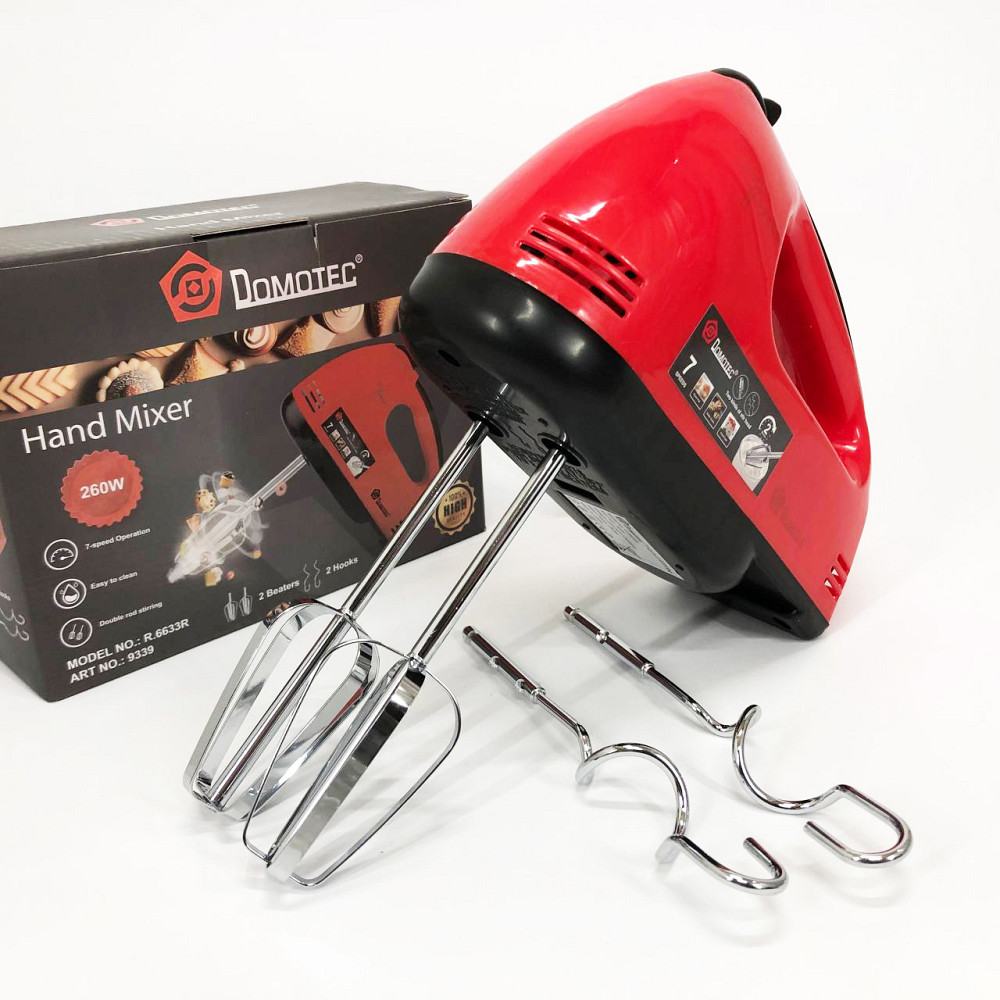 Миксер для кухонной работы DOMOTEC, Миксер для еды ручной мощный кухонный FJ-68 Львов - изображение 5