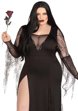 Еротичний костюм Мортіші Аддамс Leg Avenue Sexy Spooky Morticia 3X-4X Львов