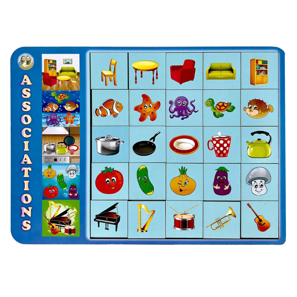 Деревянный пазл-вкладыш 