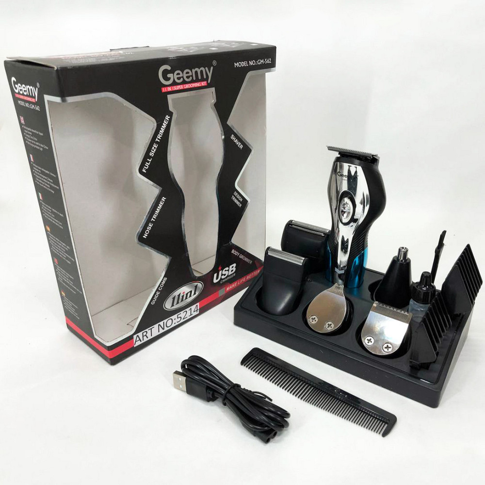 Электрическая машинка с насадкой для бороды Хорошие машинки для стрижки волос дома DX-44 Львов - изображение 12