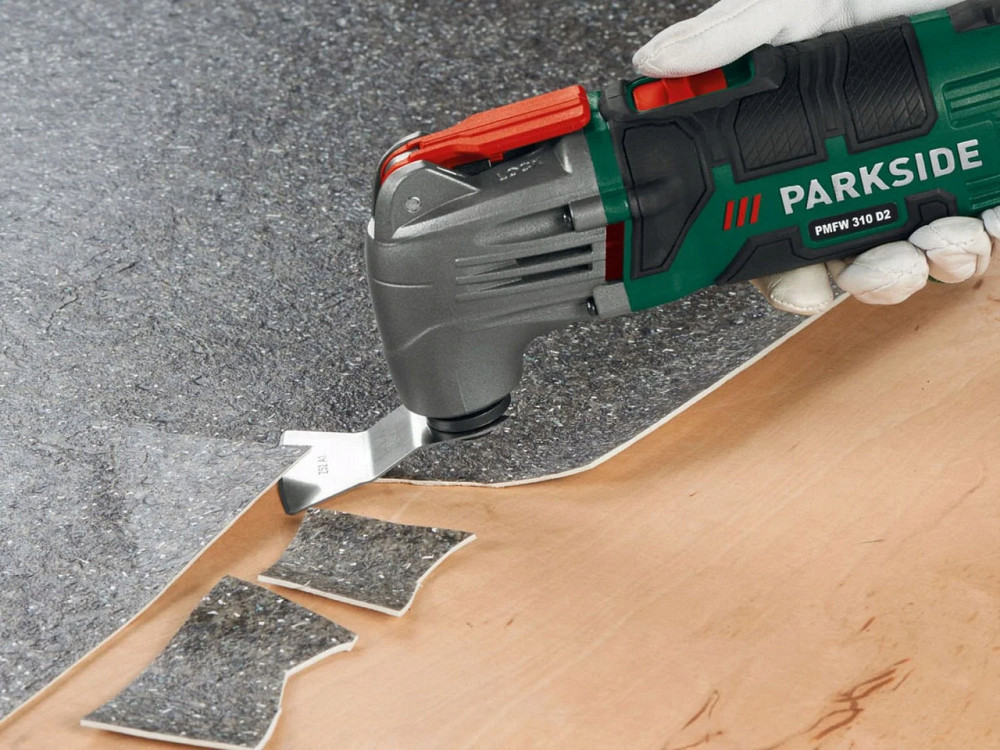 Многофункциональный инструмент реноватор с аксессуарами в кейсе Parkside (PMFW 310 H5) 310 Вт Нововолынск - изображение 9