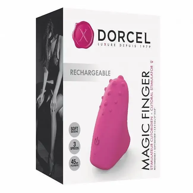 Вібратор на палець Dorcel MAGIC FINGER Rose перезаряджається Львів - фото 6