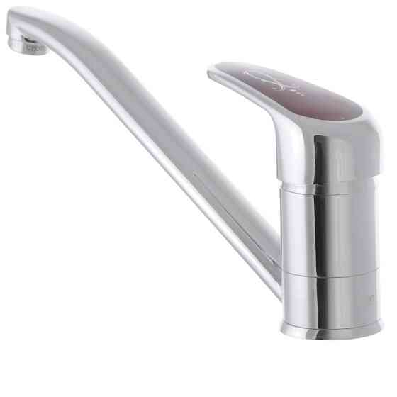 Кухонний змішувач Cron Magic 004 з червоною ручкою CR0148 Харків