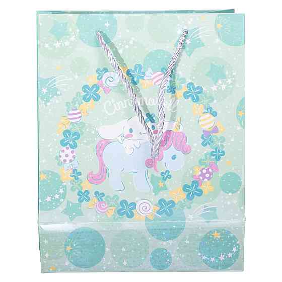 Набір подарункових пакетів з паперу 12 (шт.) Cinnamoroll картонні гарні пакети для подарунків 19×9.5×24.5 (см) М'ятний HP-10359-11M Коломия