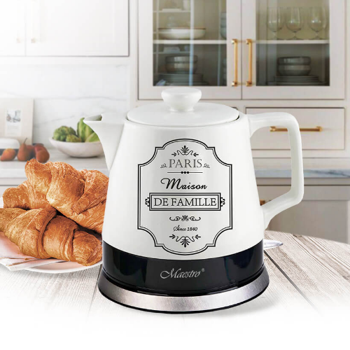Електрочайник 1л 1000W кераміка (диск) MR-072 Maestro Житомир - фото 4