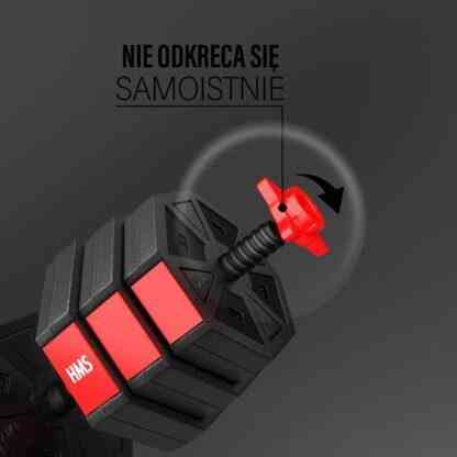 Набор штанга+гантели HMS SGC20 - 20 кг/черно-красный Киев