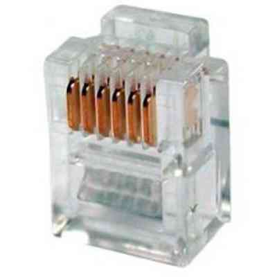 Конектор Eserver RJ12 6P6С, уп. 100шт (WT-6001D) Вінниця