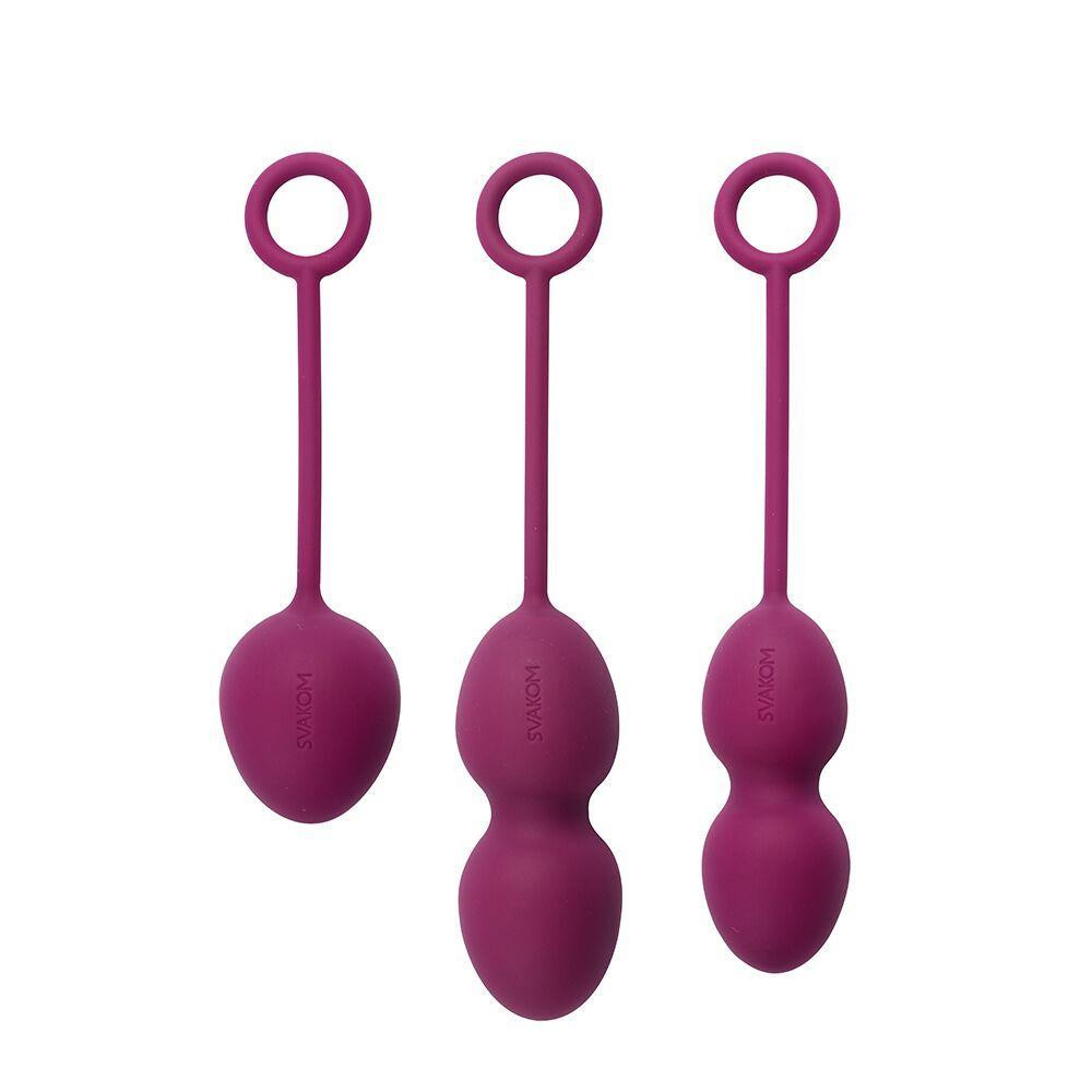 Набір вагінальних кульок зі зміщеним центром ваги Svakom Nova Violet Sex Aura Київ - фото 1