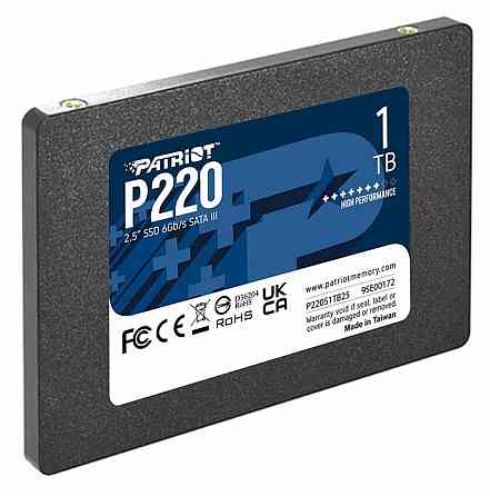 SSD Patriot P220 1TB 2.5" 7mm SATAIII Київ