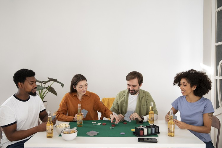 Набір для техаського покеру 200 жетонів та 2 колоди з килимком Iso Trade (600) Нововолинськ - фото 8