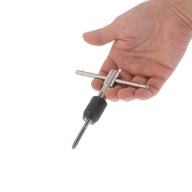 Набор метчиков с Т-образным держателем, 6 ед., M4, M5, M6, M8, M10 INTERTOOL SD-8018 Киев - изображение 5