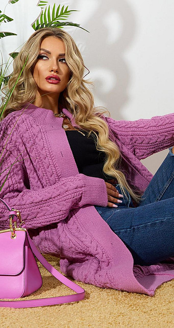 Кардиган мелкие косы (46-48) Киев - изображение 1