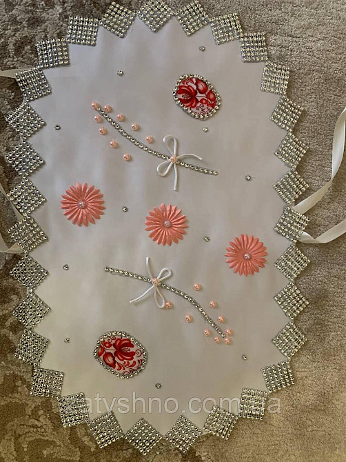 Кошик білий дитячий великодні з прикрасою Київ - фото 5