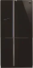 Холодильник Lodówka Sharp SJ-FS820V-BK Side by Side 183 cm Czarna Киев
