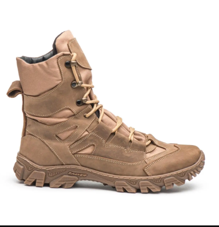 Військові чоловічі берці демісезонні койот ,шкіряні тактичні високі берці прошити та проклеєні Львів