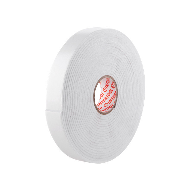 Скотч двусторонний, 5 м, 19 мм, на вспененной основе INTERTOOL KT-0972 Киев - изображение 1