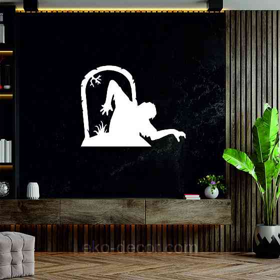 Декоративне настінне Панно «Кладливо», Декор на стіну 50*38 см, Білий Київ